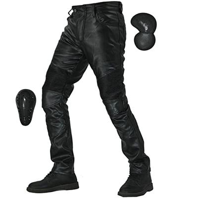 RENHE Erkek Motosiklet Deri Pantolon, Sürüş Pantolonu, Koruyucu, Motosikletçi Pantolonu, Deri Pantolon, Motosiklet Pantolonu,