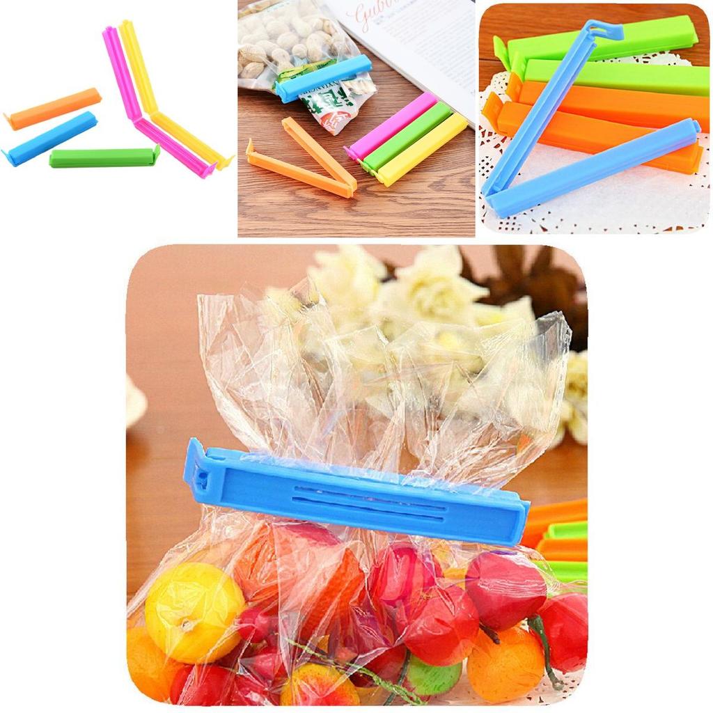 Versatile Food Storage Bag Clips Moisture-resistant Plastic Sealing Clamps