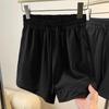 Versatile Korean Style YAMAMOTO High-Waisted Quick-Drying Sports Shorts - Breathable Ice Silk with Drawstring