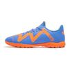 Puma Future Play Round Toe Comfortable TT (Rubber Studs) Shock Absorbing Durable Soccer Shoes Men Soccer Shoes Blue White Orange 106095-01