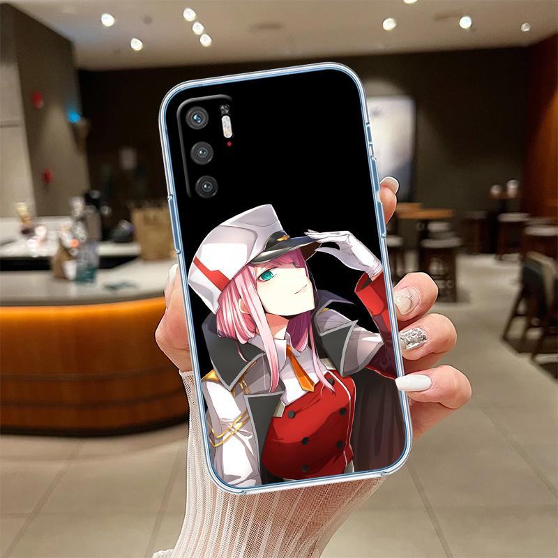 UP50 Zero Two Transparent Phone Case for Motorola Moto G7 G8 G9 G84 G85 G73 G24 G15 Z2 Play Power Plus