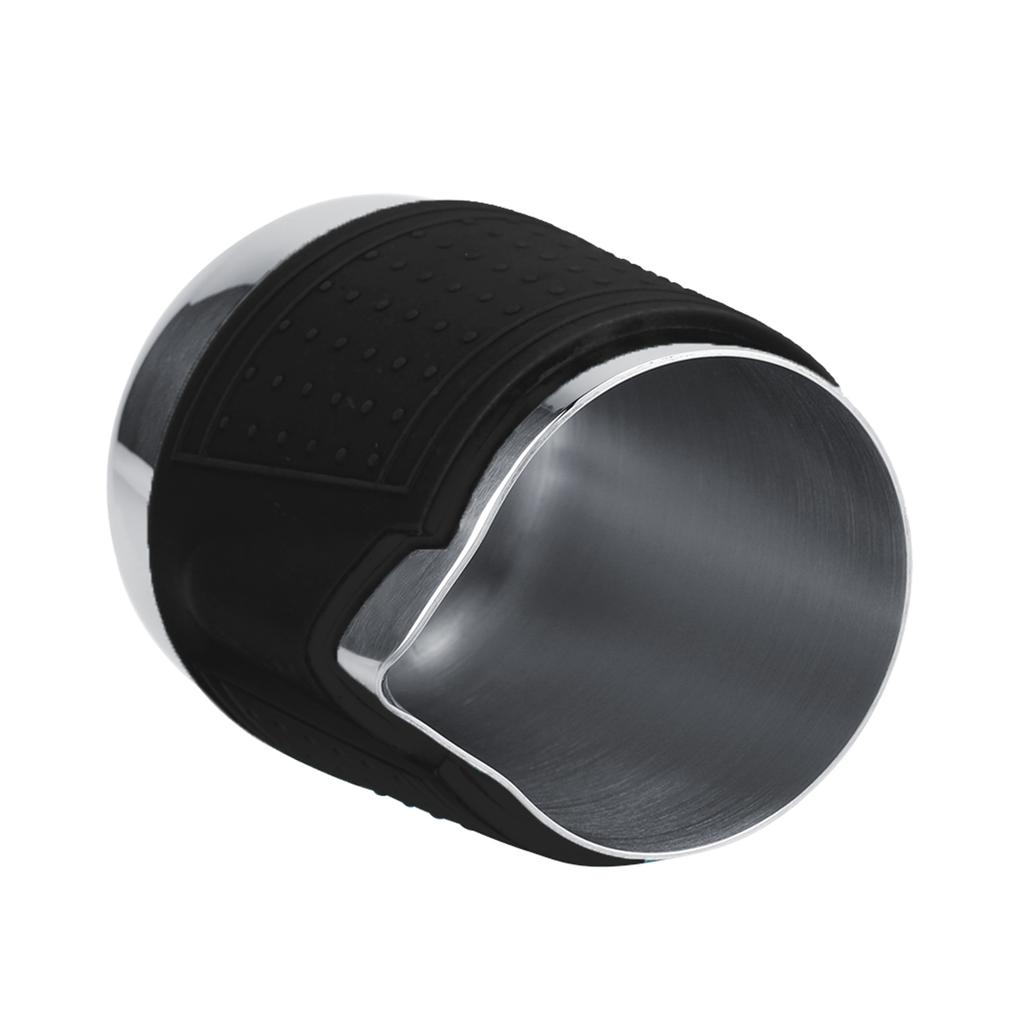 Stainless Steel Coffee Cup Frothing Milk Heat Proof Latte Pitcher Jug (Black)