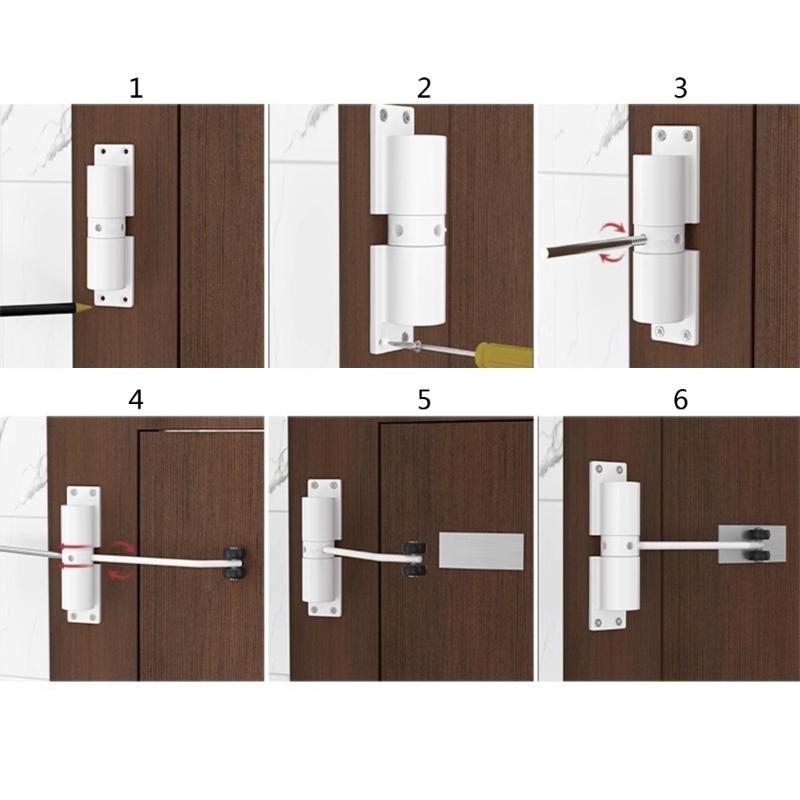 Automatic Door Closers Reliable Door Closers set for Exterior Use Featuring Roll Designs To Protect Door  From Damage