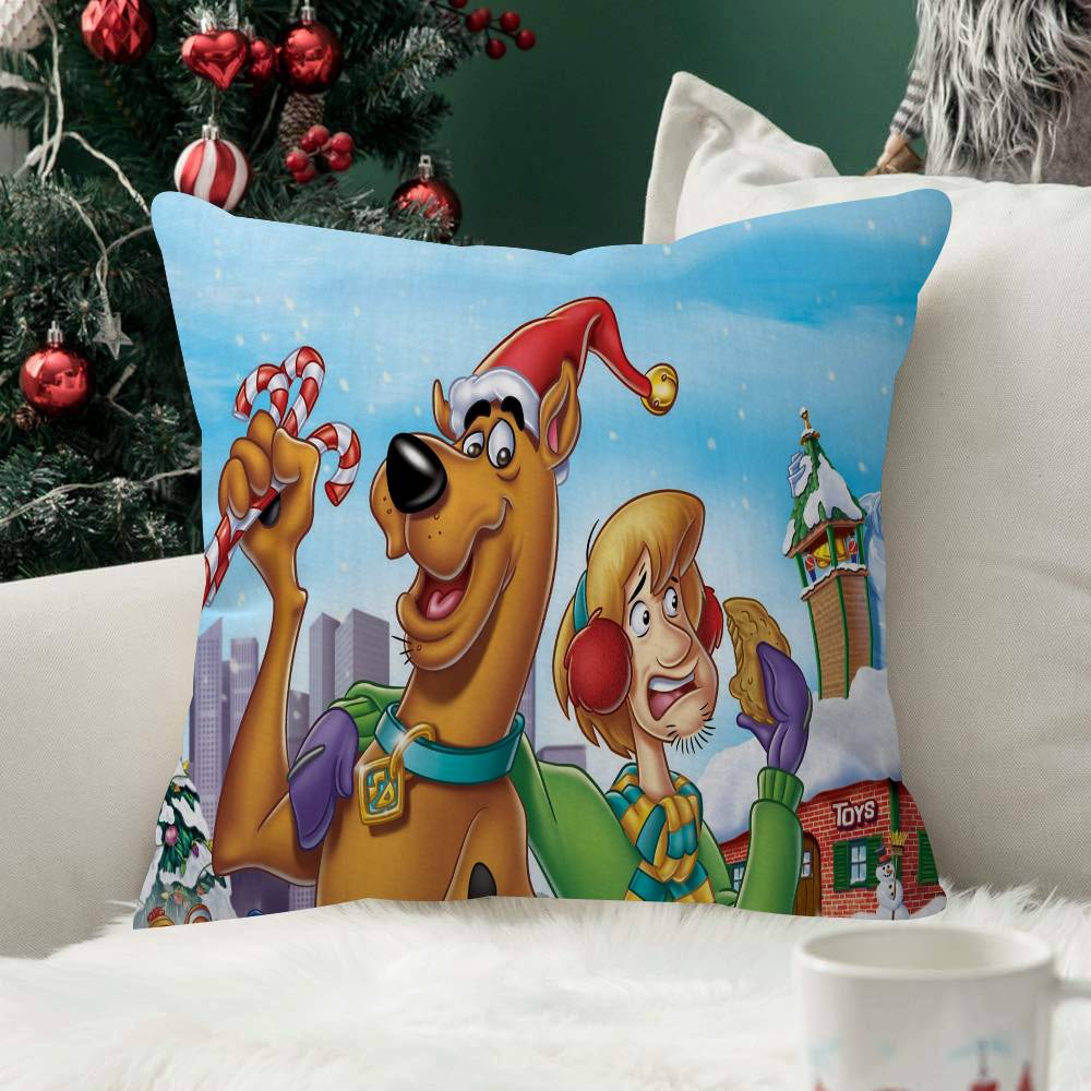 SScoobys Cartoon DDoos Decorative Room Aesthetics Pillow Case Home Decor Bedroom Sofa Bed Couch Pillow Cover x