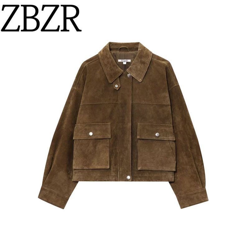 Za Autumn New Women Clothes 2025 Western Style Fashion Temperament All-Matching Bomber Jacket Outerwear 8073253