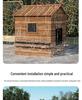 Durable Free-Range Chicken Coop Tunnel: Outdoor Cute Pet Run & Wire Mesh Chicken Cage