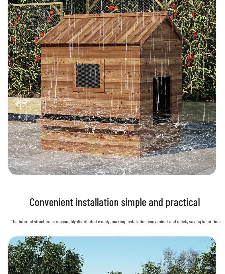 Durable Free-Range Chicken Coop Tunnel: Outdoor Cute Pet Run & Wire Mesh Chicken Cage