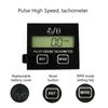 Inductive Hour Meter Waterproof Tachometer Digital Speedometer Replaceable Battery Tachometer for Mower Tractor Chainsaw