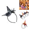 Halloween Witch Hat Headband Pumpkin Hair Hoop Spider Web Costume Party Props