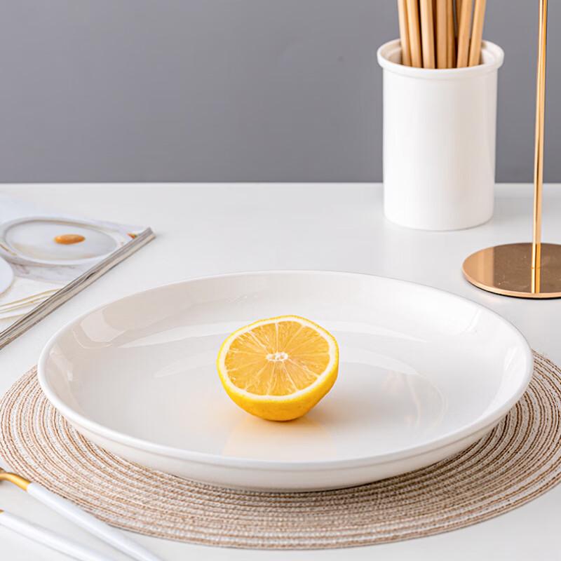 Huihuang Große Runde Keramik Servierplatte