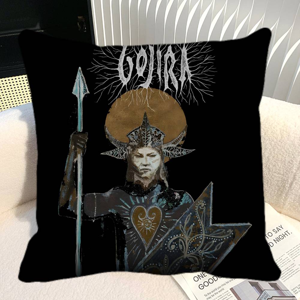Goth GGojira Various Art Pillow Case Square Pillow Bedroom Sofa Leisure Comfort Cushion Car Home Decoration