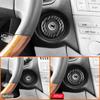 Carbon Fiber Car Engine Ignition Switch Key Lock Panel Frame Ring Trim Cover Decoration Sticker For LEXUS RX300 RX350 2004-2009