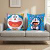 Cartoon Doraemon Cushion Cover Cushion Cover Set 4Pcs 50X50 45X45 40X40 Pillowcase Decorative Sofa Home Decor