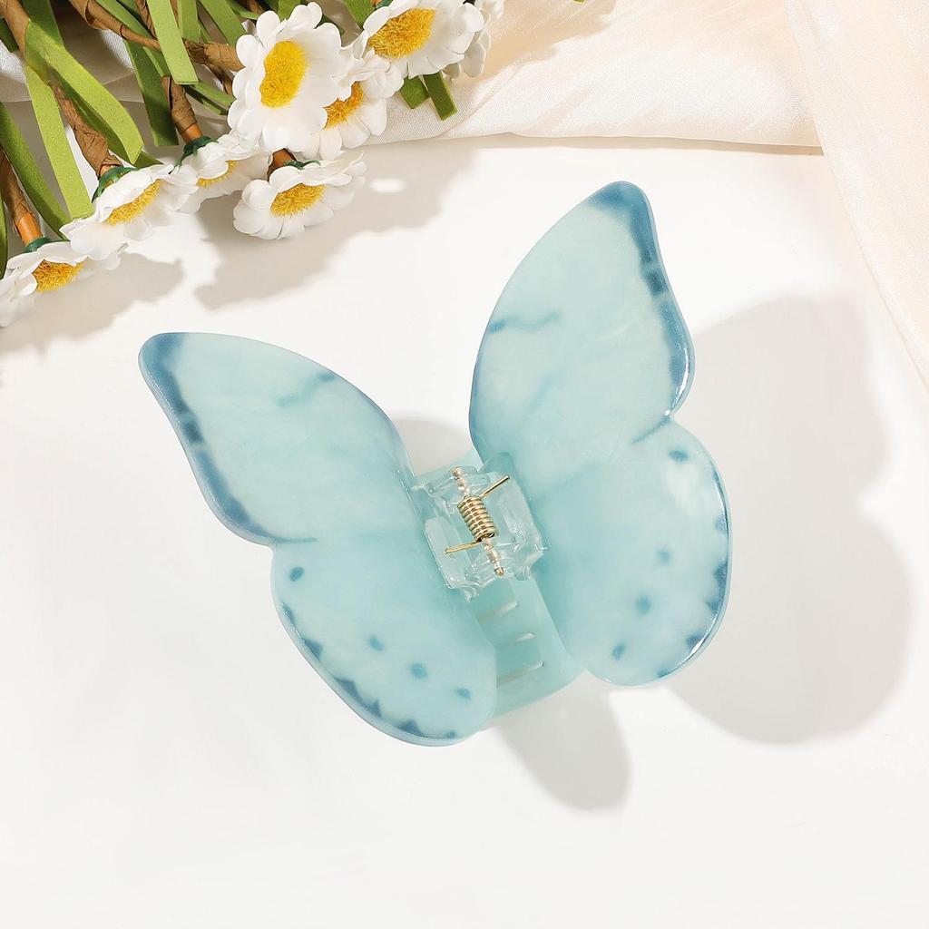 Matte Transparent Butterfly Hair Claws Clips for Women Girls Elegant Decorate Hairpins Headbands Fashion Korean Hair Accessories