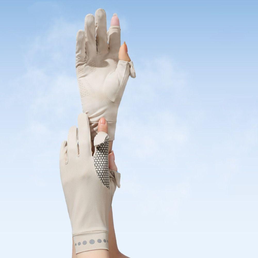 Anti-UV Sun Protection Riding Gloves Breathable Summer Driving Gloves Sunscreen Gloves Cycling