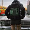 Women's Autumn/Winter European & American Print Velvet Hoodie