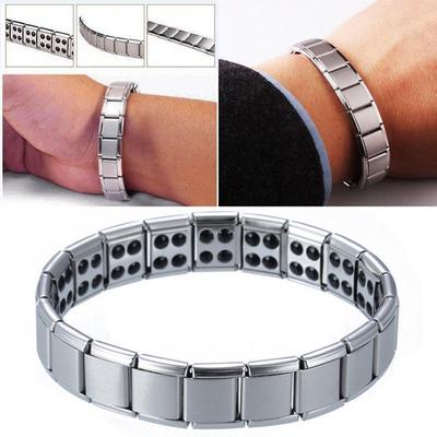 Modischer Herren-Armreif, Titan-Magnettherapie-Armband, einfacher Schmuck, Geschenk