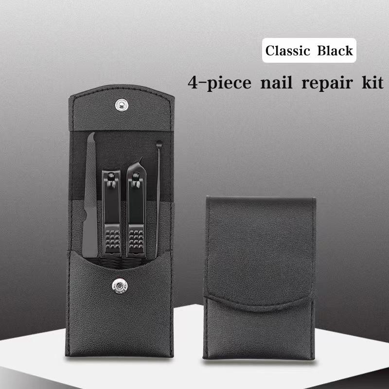 Cross-border Beauty Carbon Steel Portable Luxury 24-in-1 Nail Set Full Manicure Kit Dead Skin Cutters Oblique Cut for