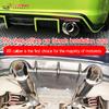 Sports Car Styling Exhaust System Pipe Tail Universal Racing Muffler HKS High Quality Stainless 101mm Mufflers Silver Blue Tips