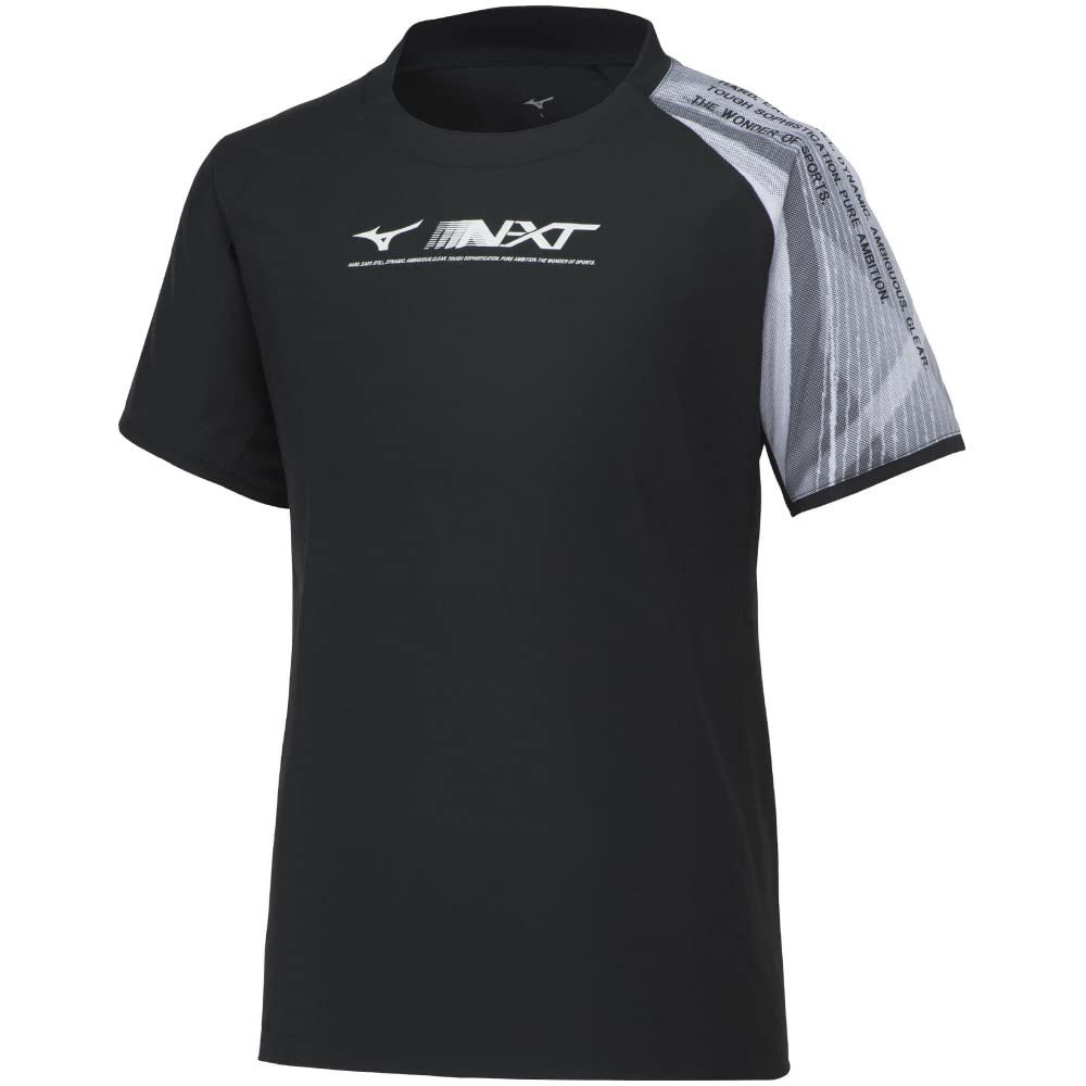 

Mizuno Volleyball Windbreaker Short Size S N-XT Jacket, Sleeve, V2MEA000, Black, чёрный