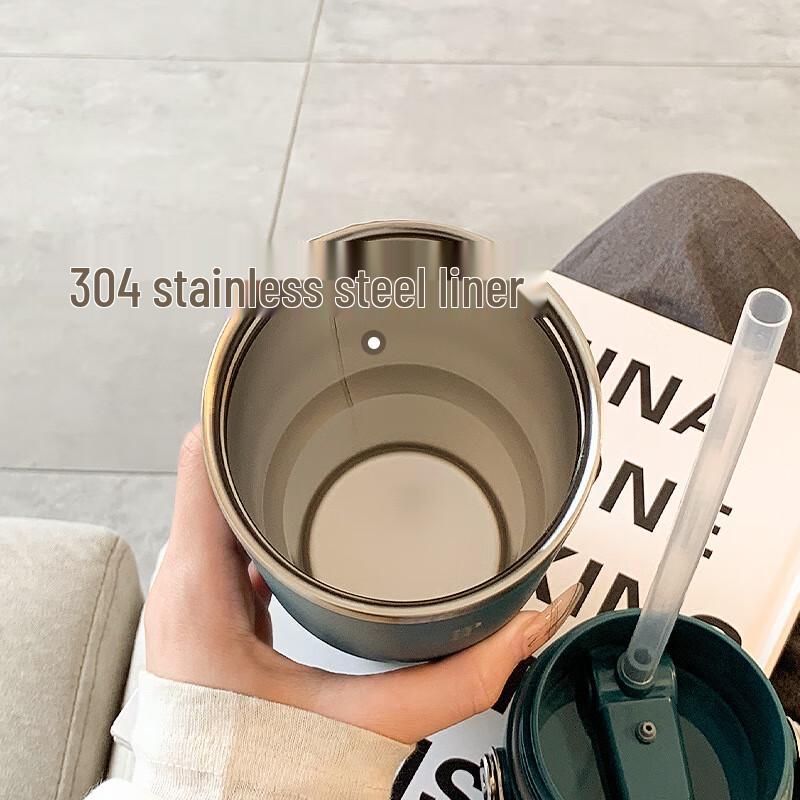 Bärbar isolerad termosmugg i 304 rostfritt stål