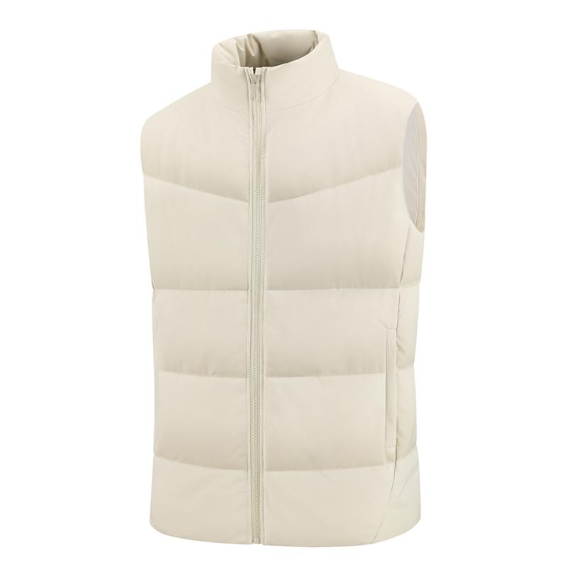 Autumn and Winter Windproof and Waterproof Down Cotton Vest Men's Warm Casual Sleeveless Sports Top Vest