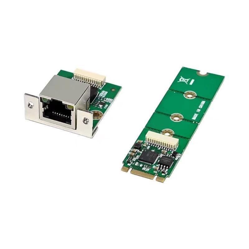 B+M Key Networking Card Single Port Ethernet Card Adapters I225-V 2.5G/1000/100Mbps Networking Card Replacement