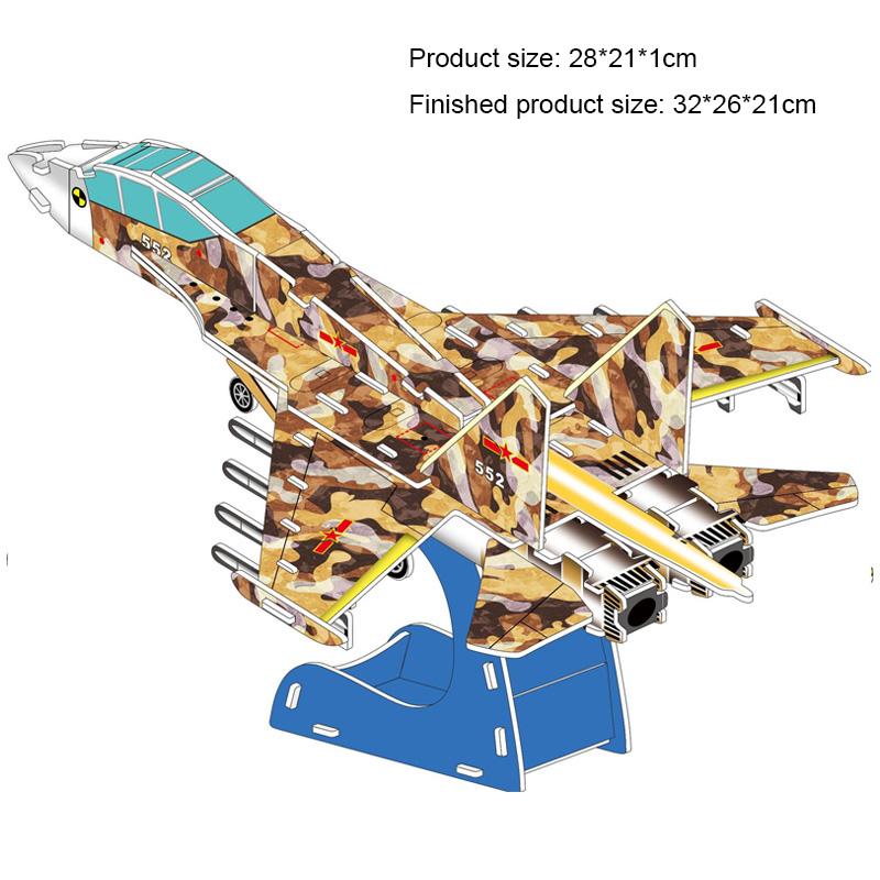 Big Size Children's 3D Paperboard Puzzle House Villa Castle Building Model for Kids Handmade DIY Assembly Puzzle Toys Gift