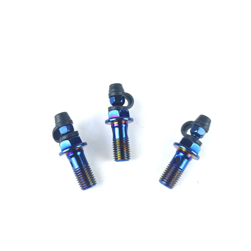 Bremsbolzen Motorrad M10 x 1,25 Bremsleitungsschraube Banjo-Schraube Universelle Bremskupplungs-Bremssattelschrauben Bolzen Fußpumpenbolzen