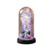 Everlasting Gold Foil Rose Glass Dome LED Light Valentine's Day Gift Ornament