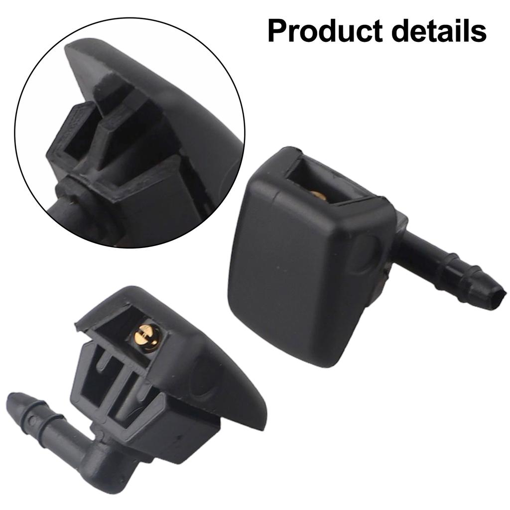 2pcs Car Front Windscreen Washer Nozzle 735277664 6438J0 For Fiat For Fiorino For Punto Windshield Wiper Nozzle Jet Sprayer Kits