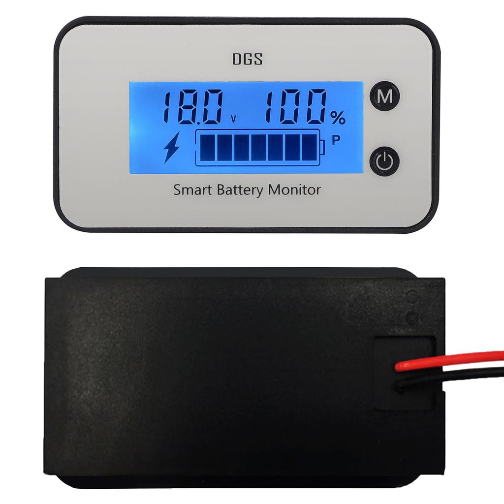 IPX7 Wasserdicht DC 7V-100V Batteriekapazitätsanzeige Ladezustand in Prozent Blei-Säure Ternär Eisen-Lithium Batterie Autospannungsmessgerät