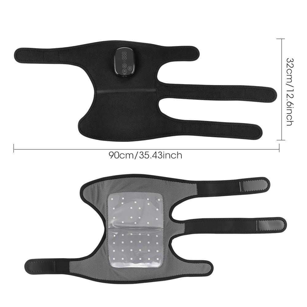 660nm 850nm Rotlichttherapie Kniebandage Heizmassage-Stütze mit 5000mAh Akku