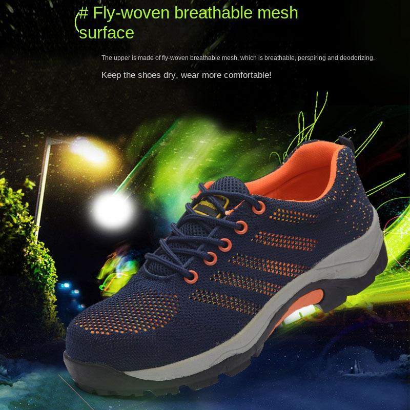 Safety Shoes Non-slip Steel Baotou Anti-smashing and Puncture-proof Work Shoes Mountaineering Labor Insurance Shoes