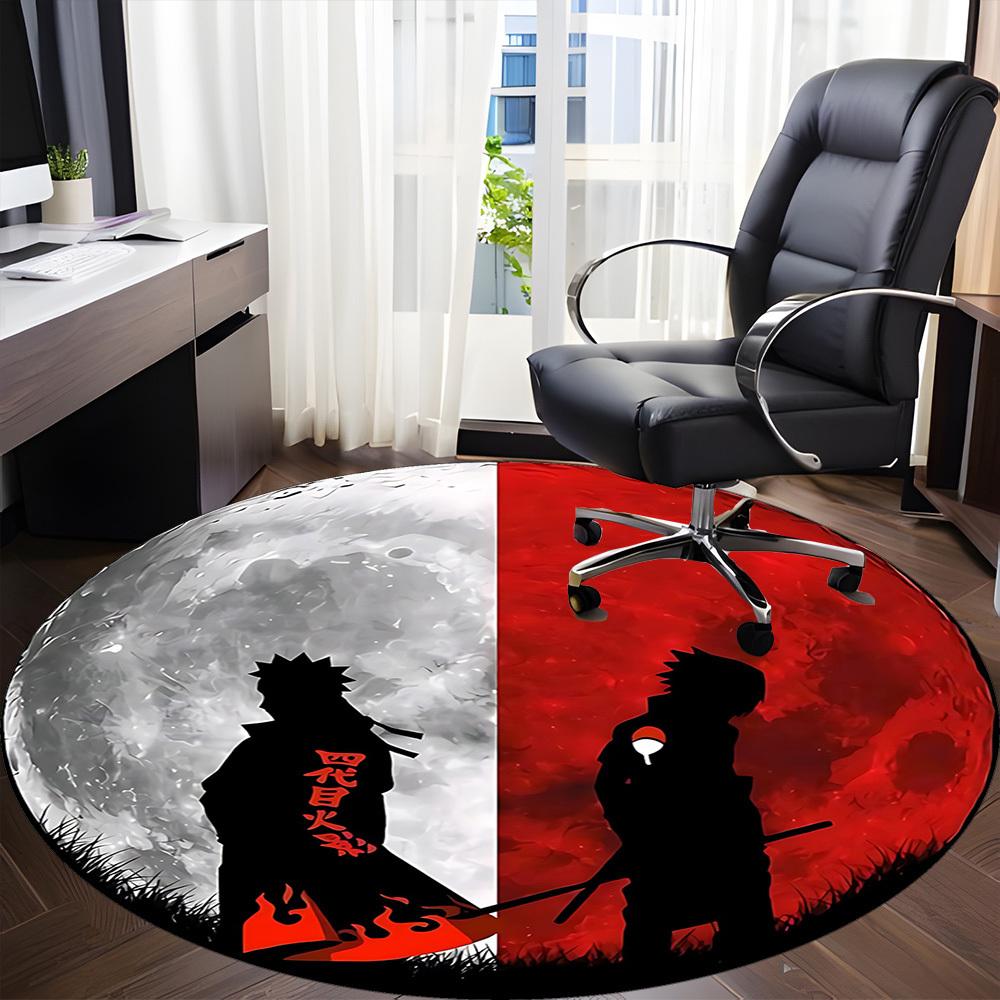 NARUTO Office Round Area Rug,  Under Office Chairs Bedroom Living Room Home Decor a0908143