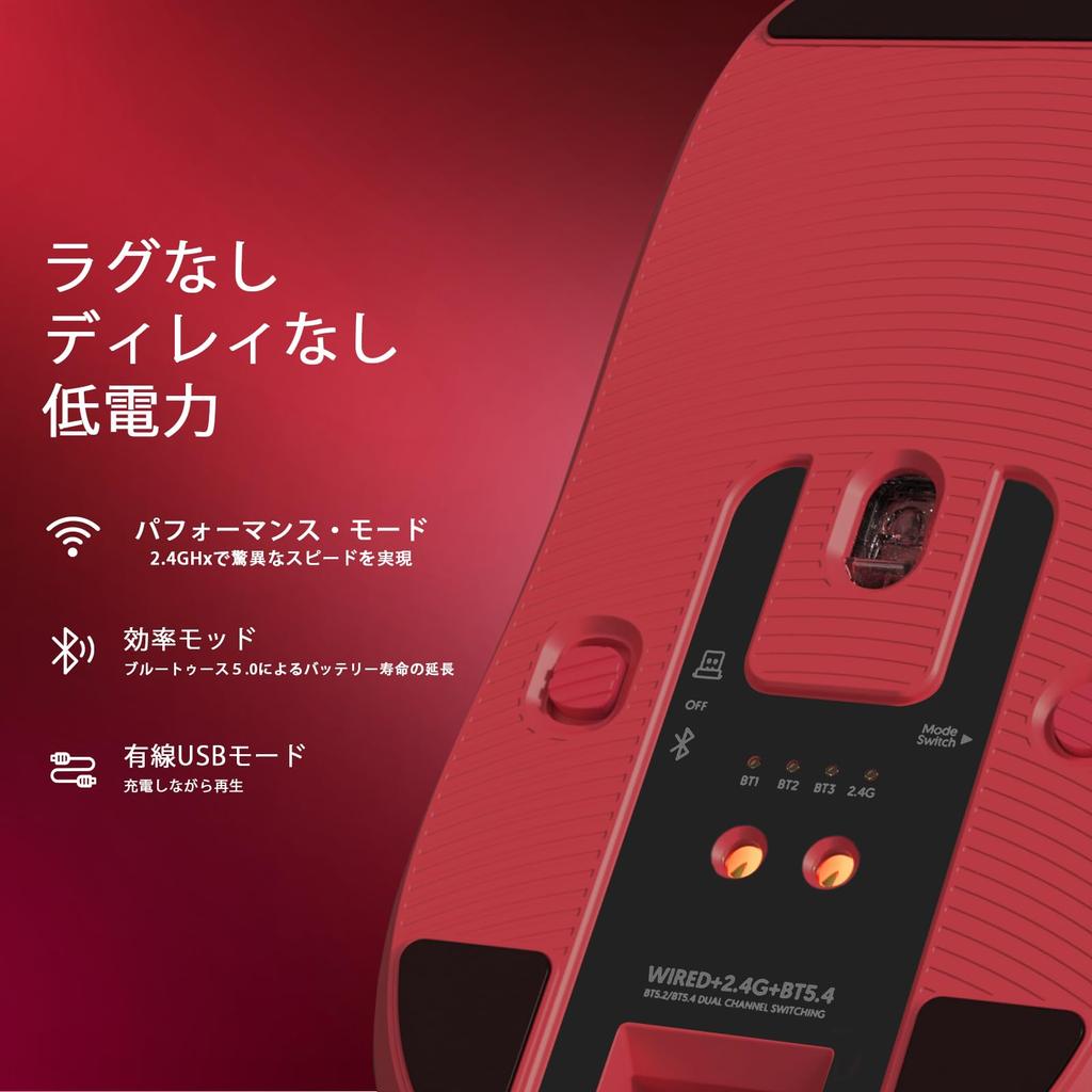 x ATTACK SHARK X6 Lightweight 49g Gaming Wireless Optical Sensor PAW3395 High Recovery Rate Ring 6 Types of DPI Magnet Charging Stand Fast Compatible