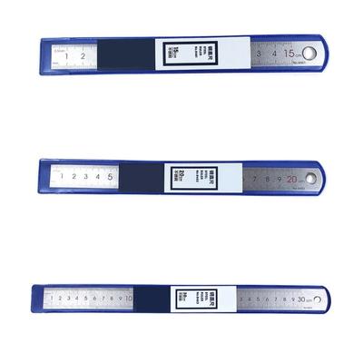 Stainless Steel Ruler Metal Ruler 15/20/30cm Straight Ruler Measuring Tool School Supplies for Engineering Teaching