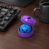 Office Desk Toy Dumpling Squeeze with Purple Steamer, Creepy Steamed Bun Stress Relief Handheld Fidget Tools for Halloween, Home Relaxation Ball