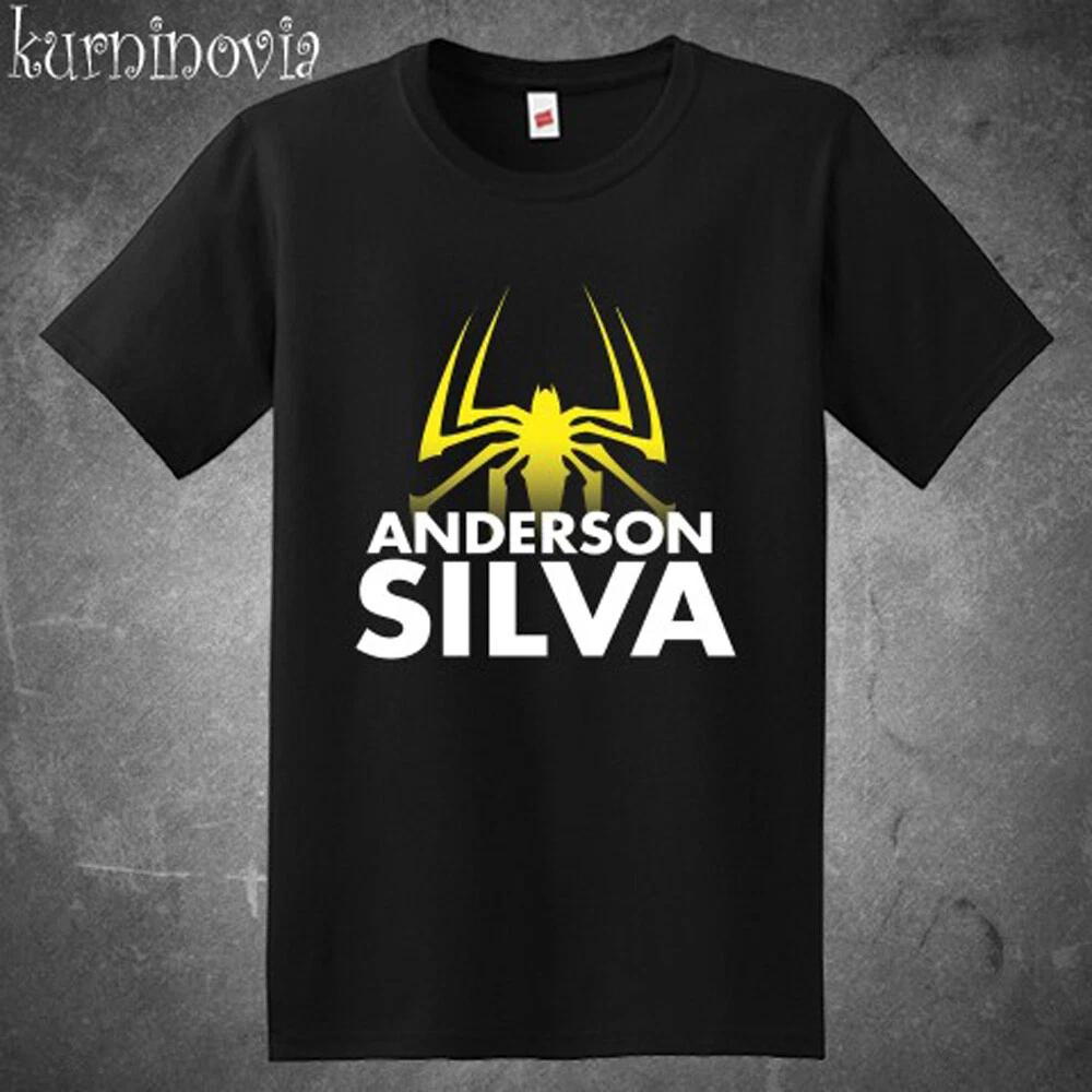 

Anderson Silva Spider MMA Fighter Legend Men s Black Size S to 5XL M