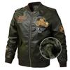 Fleece Thickened PU Leather Jacket Men's Thickened Men's Cotton-padded Clothes and Motorcycle Clothes Men's