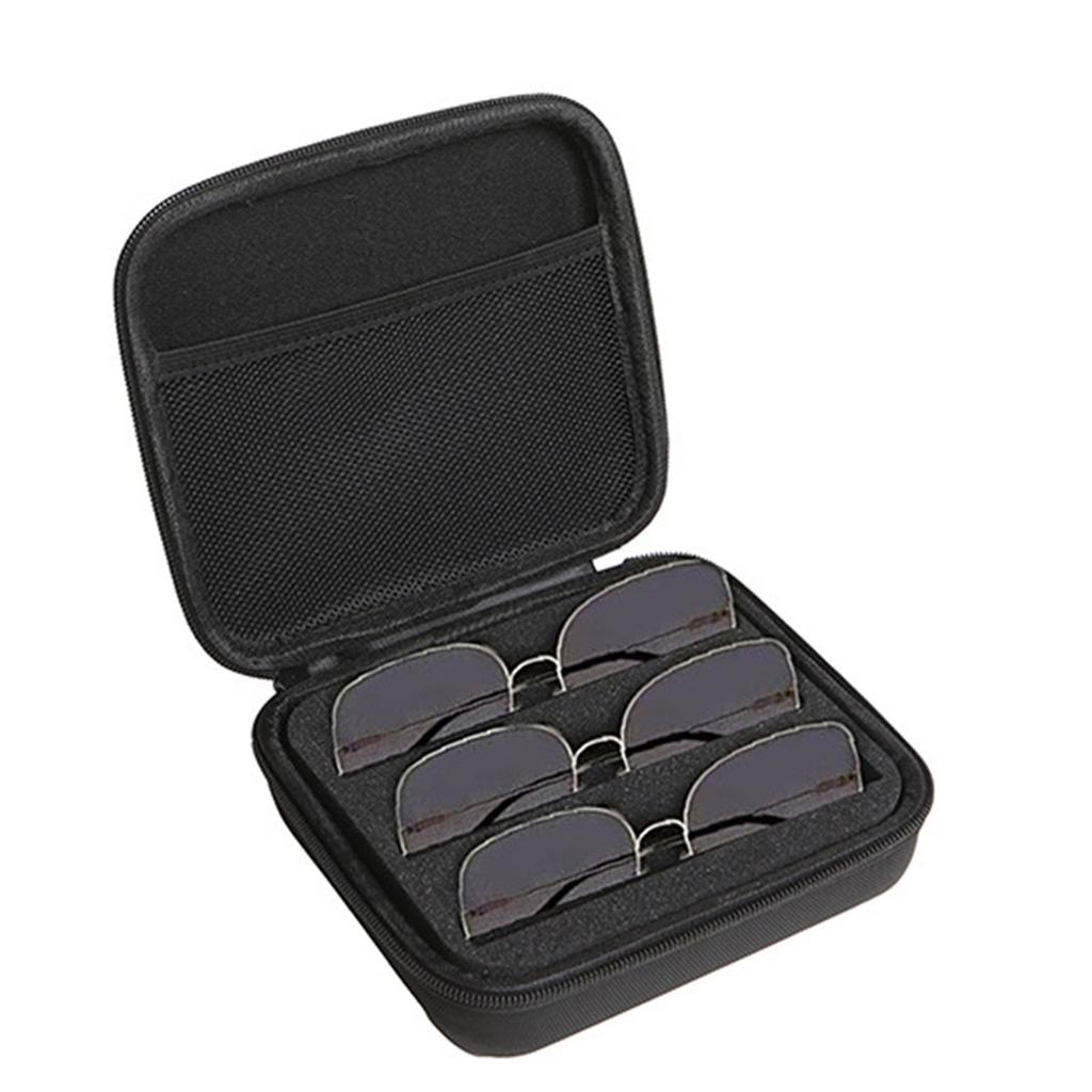 Glasses Zippered Organizers Sunglass Stoarge Bag with Handle Shock Resistant Universal Eyeglasses Travel Carrying Case