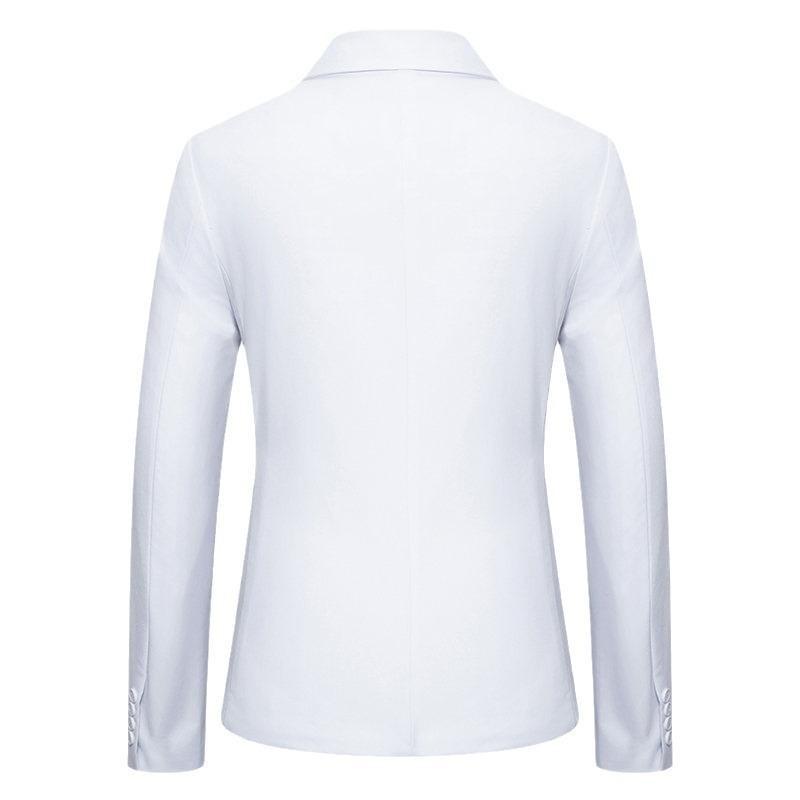 Men's Business Casual Flow of Pure Color Blazers Men Slim Casual Suit Men Plus Size