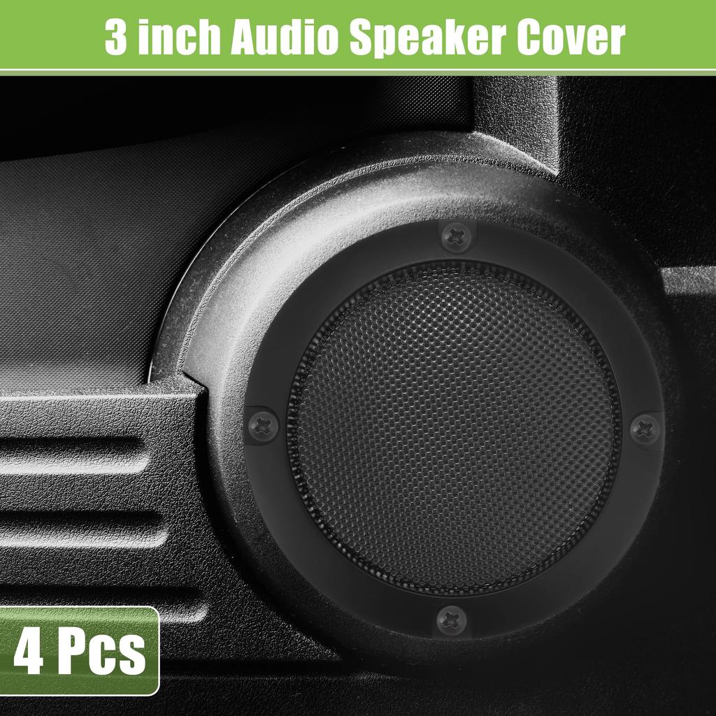 ACROPIX Universal 3" Car Speaker Grille Cover Mesh Round 3" Audio Speaker Subwoofer Guard
