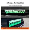 2025 NIO ET5/ET5T Full-Coverage Green License Plate Frames for New Energy Vehicles