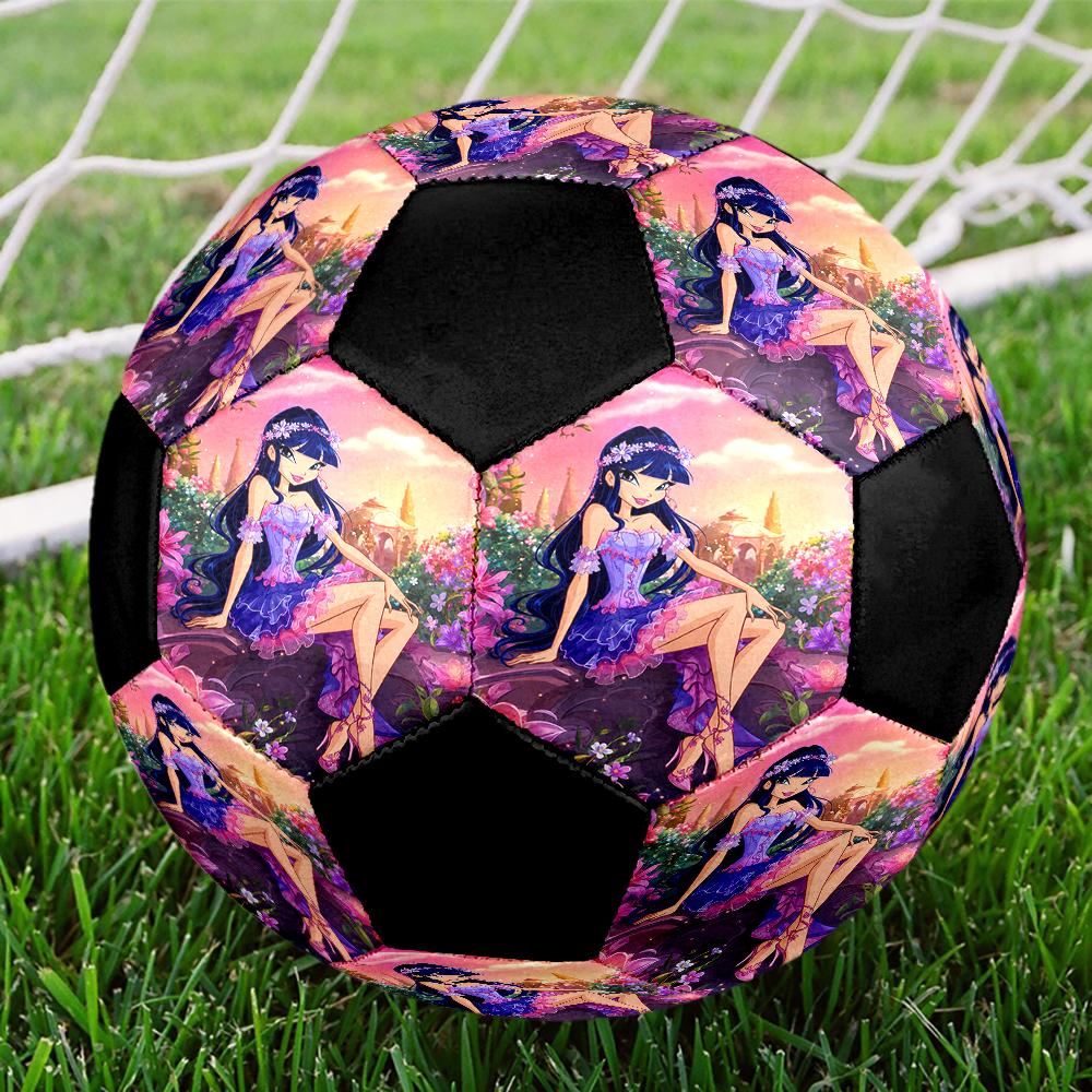 Pallone da Calcio Winx Club Taglia 5, Adatto per Partite Indoor e Outdoor, un Regalo Adatto a Tutti.