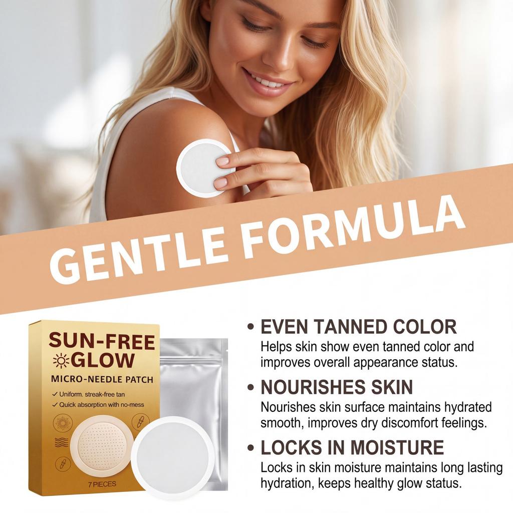 Body Tanning Accelerator Patch Summer Outdoor Bronze Skin Natural Glow Self-Tanning Skin Care Patch