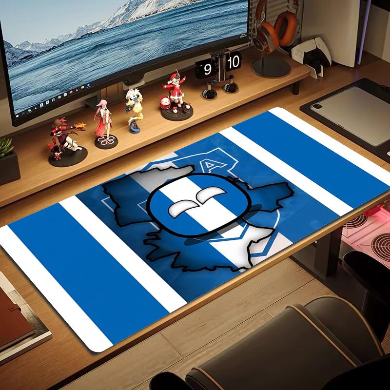 Wisa Pock Mauspad Großes Gaming Tischkissen Rutschfest Laptop Tablet Großes Mauspade XXL Matte Mini PC Spielmatte Mit Verriegelter Kante
