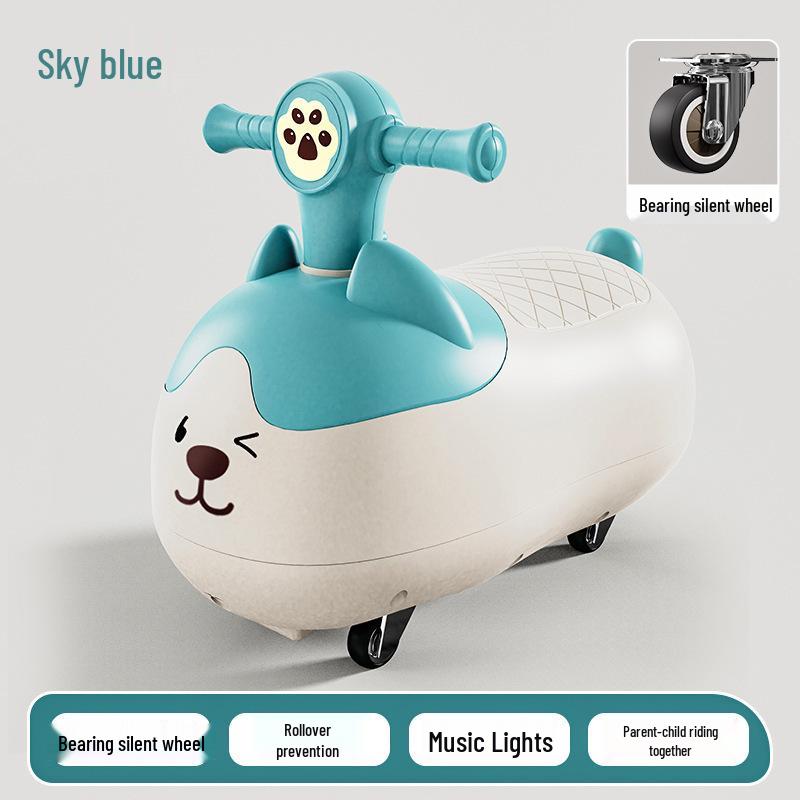 

Машина Peanut Twist: Самокат-качалка против опрокидывания для малышей 1-3 лет