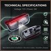 2 Stück Auto LED Tür Willkommens-Projektorleuchten Kabellose Geister Schatten Trittbeleuchtung für Skoda Octavia A5 A7 Fabia 1 Superb Kamiq Rapid Yeti Citigo S Kodiak