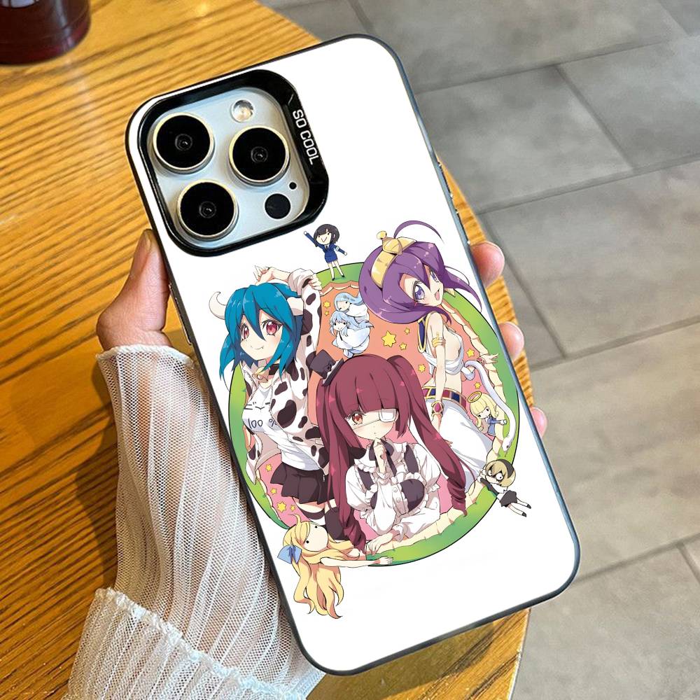 

Jashin Anime D-Dropkick on My D-Devil Phone Case For iPhone 16 17 15 14 12 13 Pro Max Black Candy Matte Shockproof Cover iPhone16plus